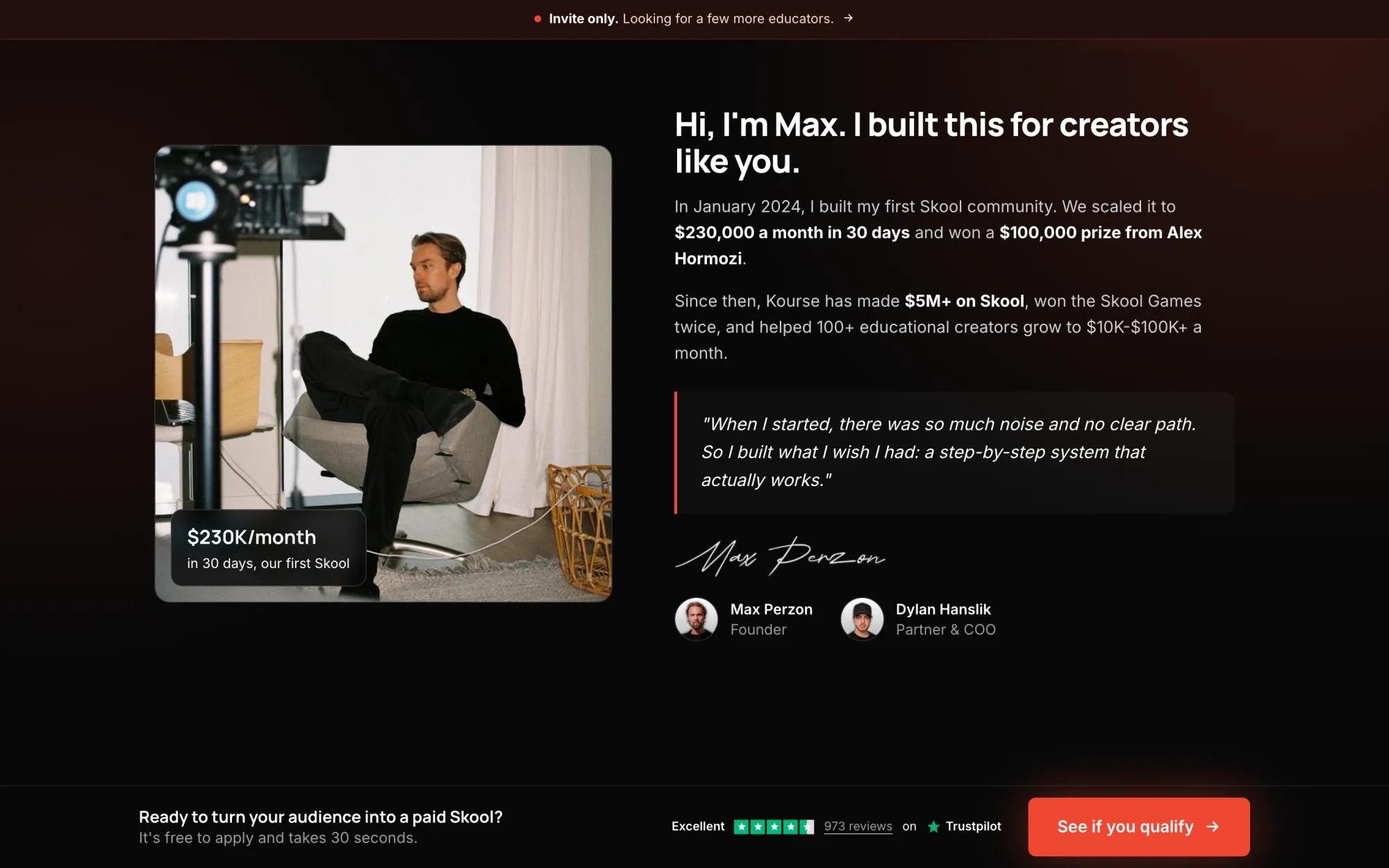 Max's story