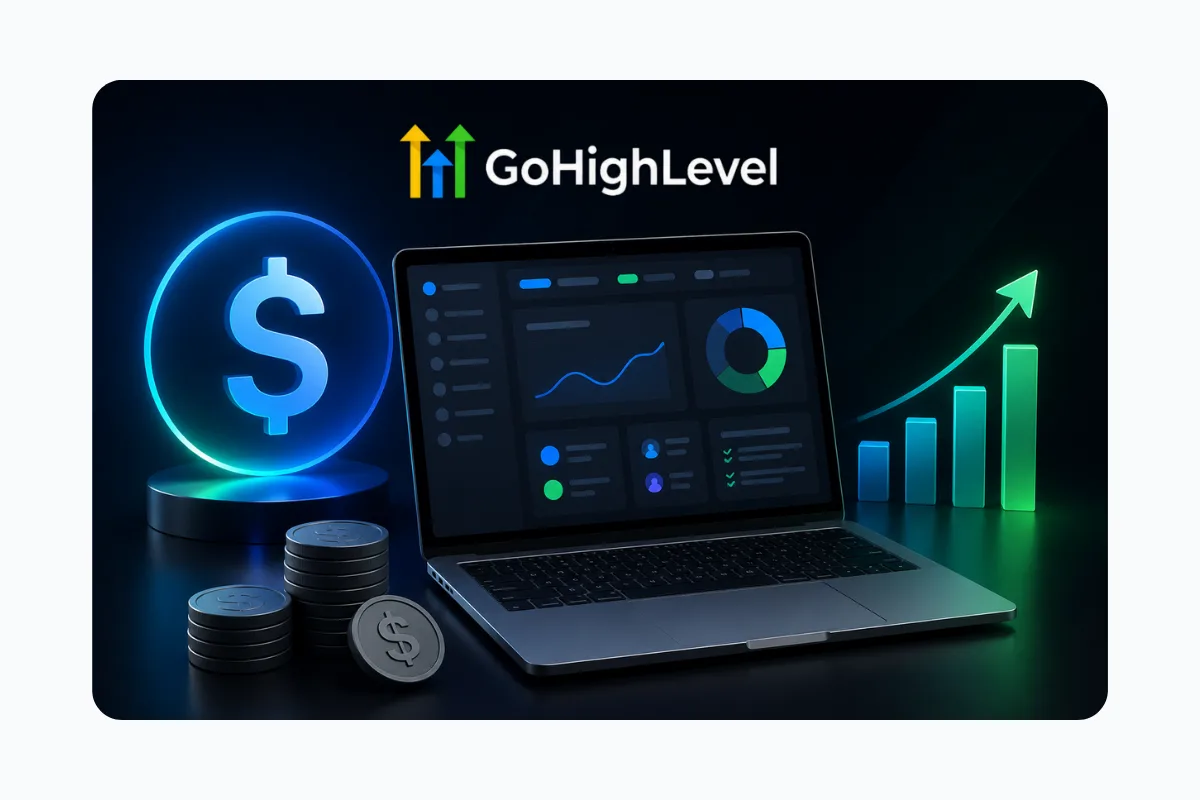 Representing the cost and growth potential of starting a GoHighLevel agency.