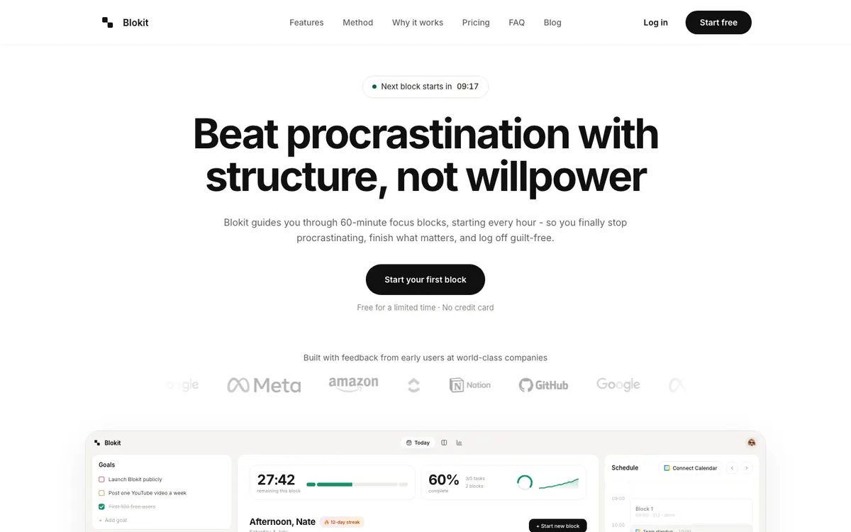 Blokit website