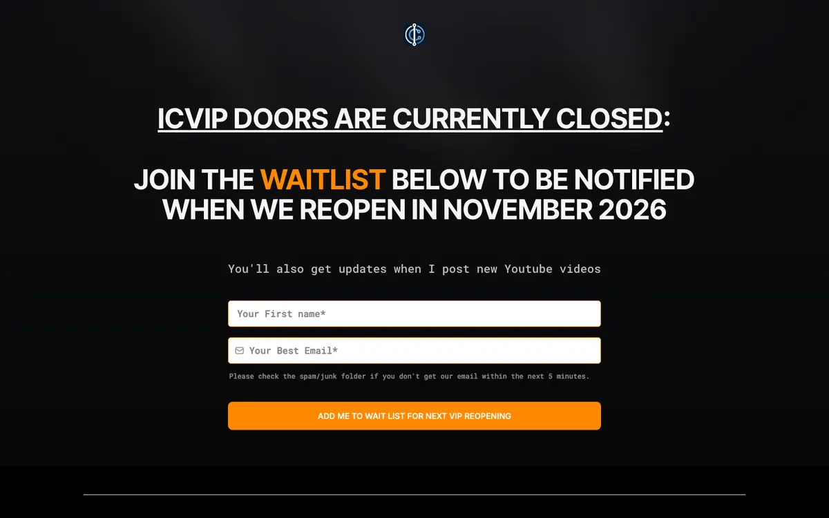 IC VIP website