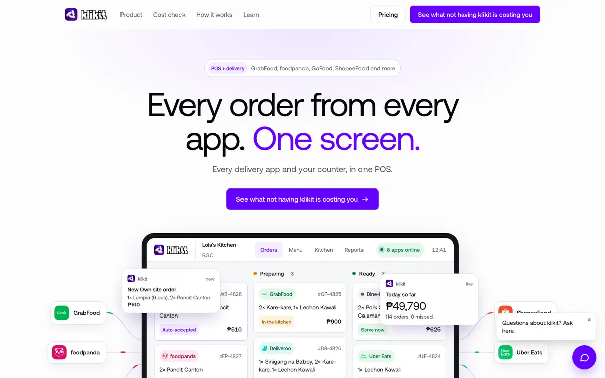 Klikit website
