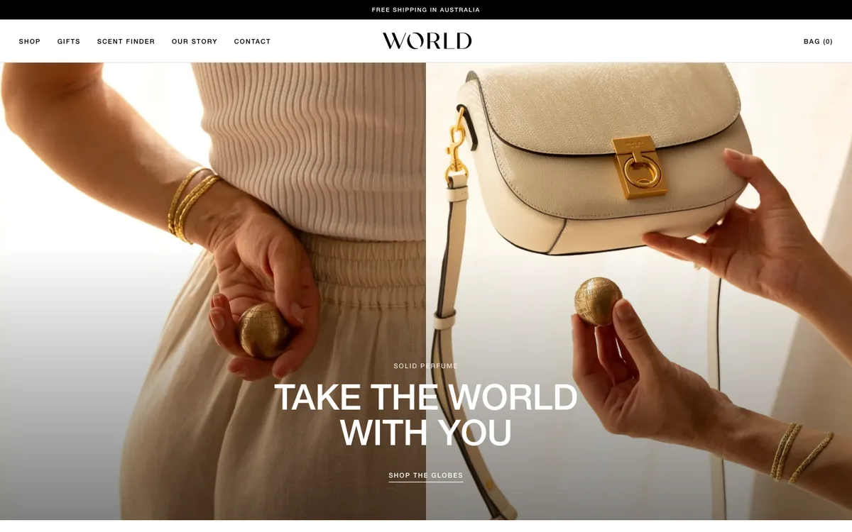 World Luxe website